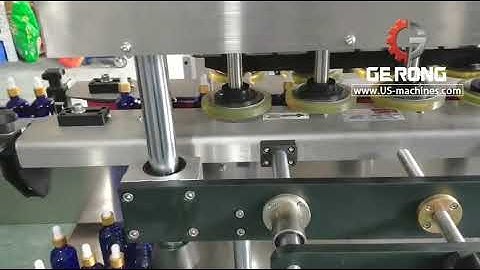 Automatic high speed dropper cap bottle capping machine with touch screen operation