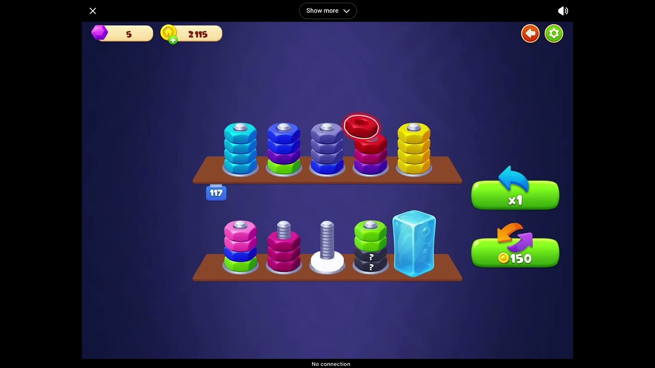 Sort Works: Nuts & Order - Level 117 With Shuffle Boosters