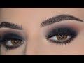 Black Smokey Eyes 🖤 مكياج سموكي اسود غامق