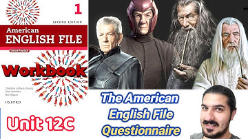 Workbook 12C – American English File Questionnaire | Review Questions, Word Groups – AEF 2nd Book 1