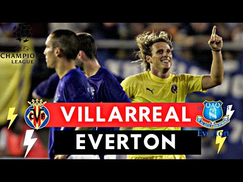 Villarreal vs Everton 2-1 All Goals & Highlights ( 2005 UEFA Champions League qualifying )