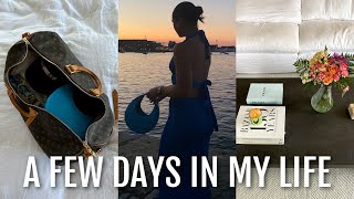 VLOG: living room updates, packing for the cape, skincare routine + more!