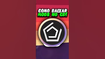 COMO BAIXAR MODS NO GEOMETRY DASH!! #geometrydash  #games #gd #shorts