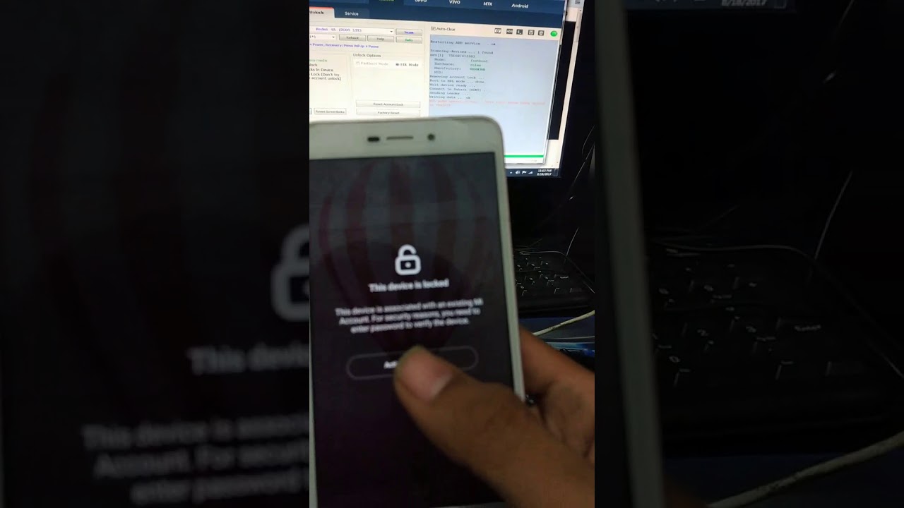 Redmi Note 4 unlocktool Micloud.