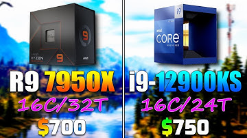 Ryzen 9 7950X vs Core i9 12900KS | PC Gameplay Tested