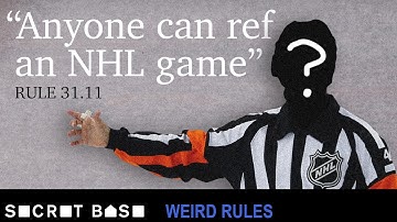 Why two NHL players had to ref their own game | Weird Rules