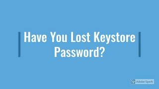 How To Reset Your Keystore Password Unity3D || How To Recover Your Keystore File Unity3D