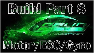 Goblin Build Pt  8 Installing Motor ESC Ikon2 Gyro