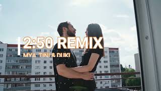 MYA, TINI, DUKI - 2:50 Remix (Letra/Lyrics HD) 2021