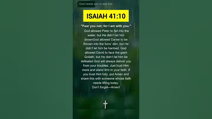 Isaiah 41:10 — God is With You #bibleverse #isaiah4110 #isaiah41 #god #faith #jesus #love #prayer