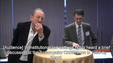 SMS Knowledge & Innovation foundation session: Robert Grant about the knowledge-based view