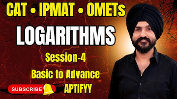 Logarithms-4 | Important Questions on Log, Problems Solving #cat2023 #cat2024 #catquant