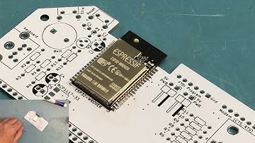 STB496 -  VT132 Assembly - Part 3 - SMD Components - The ESP32 and Voltage Regulator