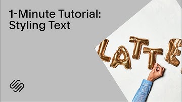 Styling Text | Squarespace 1-Minute Tutorial | Fluid Engine