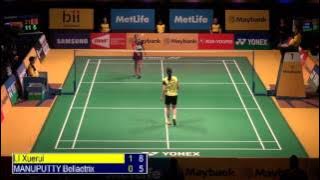 QF - WS - LI Xuerui vs Bellaetrix MANUPUTTY - 2014 Malaysia Badminton Open