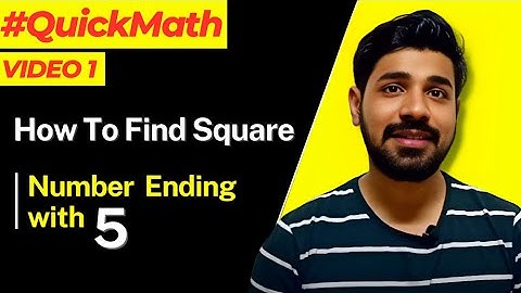 How to Find Square of Number Ending in 5 within 2 Seconds🔥 | Hindi | Sachin Sir #QuickMath