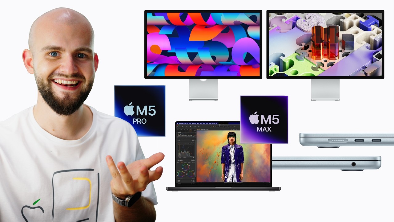 Apple Event: MacBooks mit M5 Chips und zwei neue Displays!