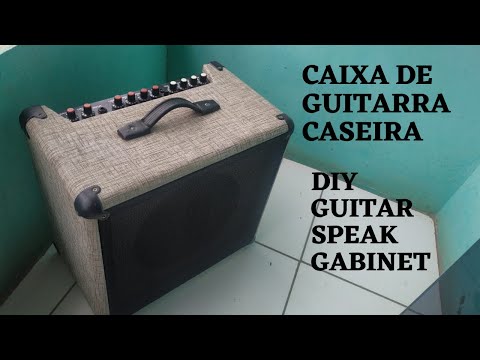 CAIXA DE GUITARRA CASEIRA - DIY GUITAR SPEAK GABINET  1X10