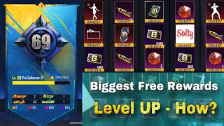 How To Increase Collection Level 🔥 All Free Rewards in PUBGM 3.2 Update