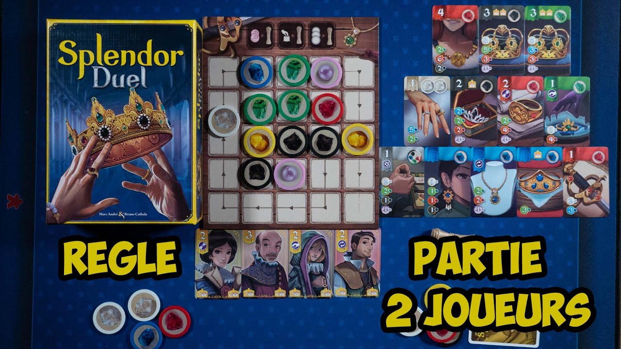 Splendor Duel - Regle et Partie 2 joueurs @asmodeebelgium9220