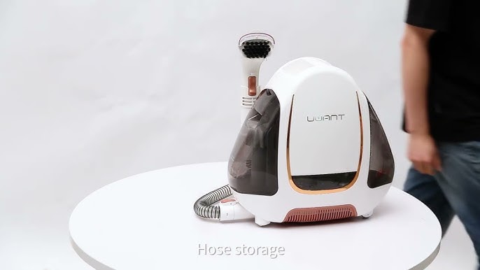 uwant B100 Nettoyeur Canapé Tissu, 450W, Récupération Automatique du Câble,  Tête de Brosse de Nettoyage Automatique, Puissance d'aspiration élevée de  12000PA