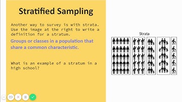 Lesson 1.2 a Video of Sampling Methods