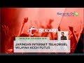 Jaringan Internet Telkomsel di Wilayah Aceh Putus