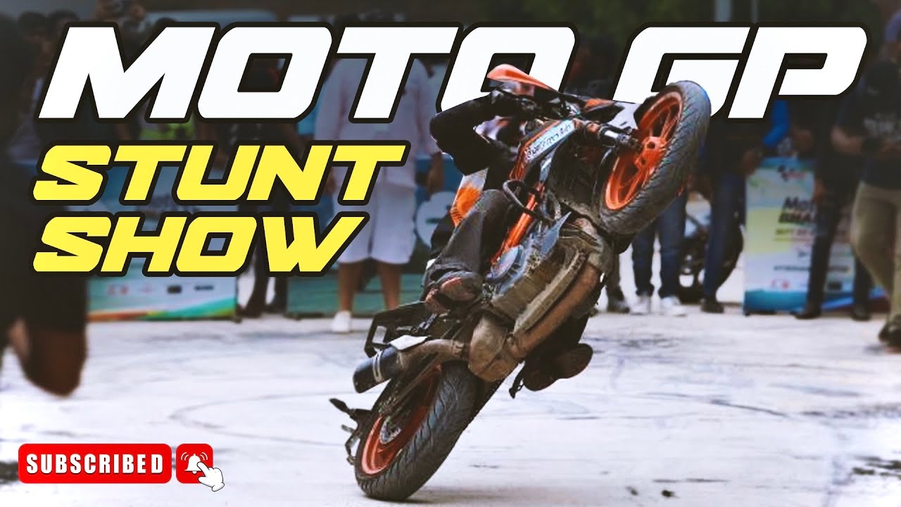 MOTO GP IN INDIA (HYDERABAD CHAPTER) STUNTSHOW/ SUPERBIKES RALLY