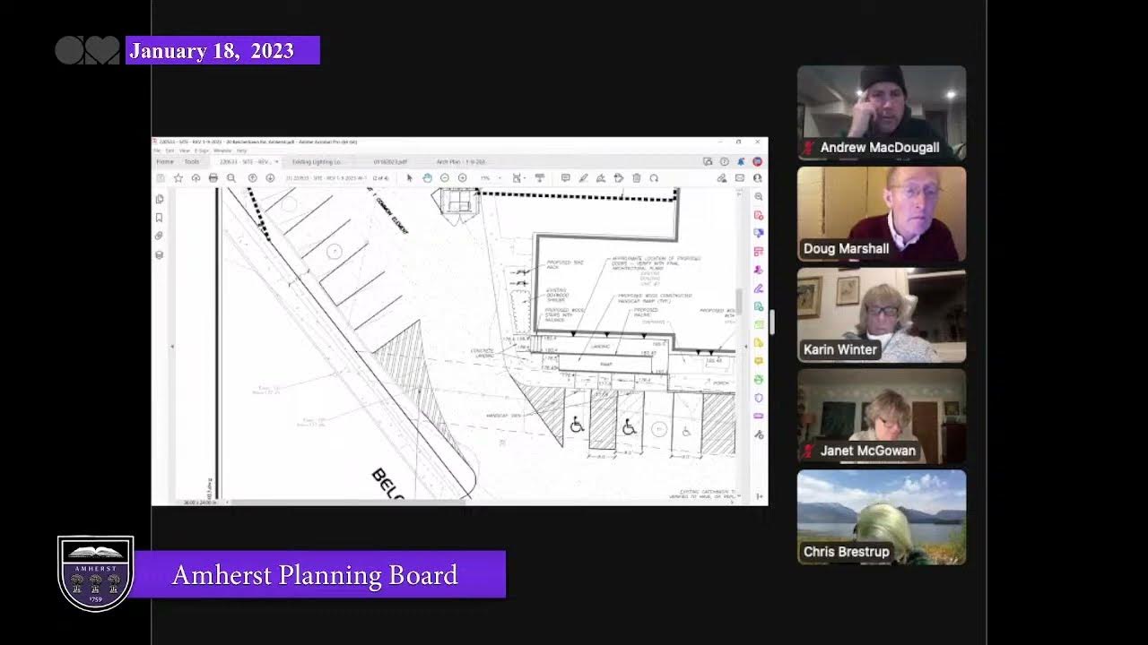 Amherst Planning Board January 18, 2023 YouTube