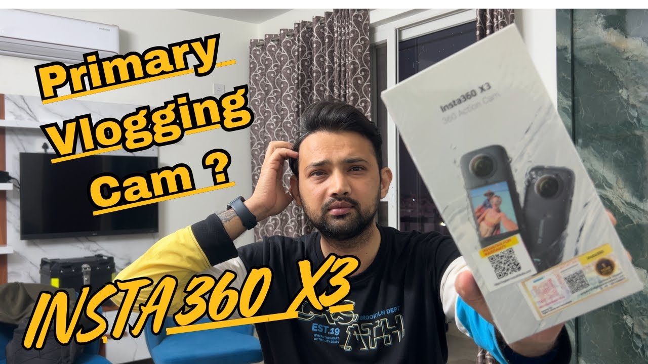 Insta 360 X3 Unboxing and First Impressions | Can It be Your Primary Vlogging Camera ? 🤔