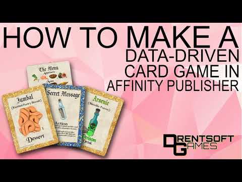 How to make a Data-driven Card Game in Affinity Publisher