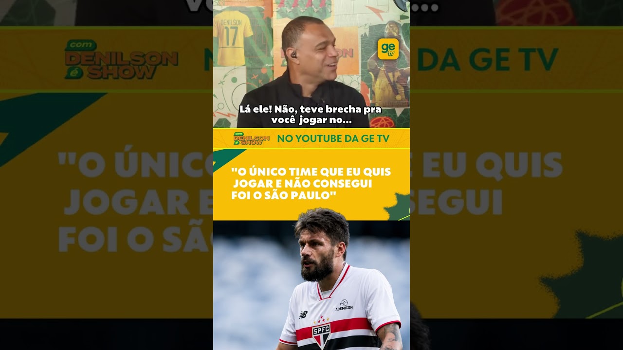 SÓBIS TINHA O SONHO DE JOGAR NO SÃO PAULO! | DENILSON SHOW #shorts