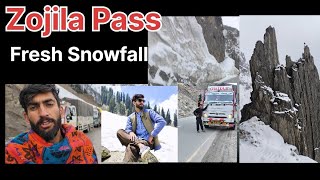 Zojila Pass and captain morh  view of fresh snowfall ❤✌💯
