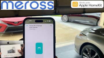 Easy Wi-Fi Install Garage Door Opener Meross Works W/ Apple Google Alexa