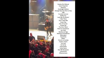 Green Day Live 2024/2025 Wishlist Setlist - PLEASE