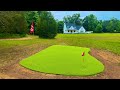 3 mois de bricolage putting green build en moins de 20 minutes  timelapse