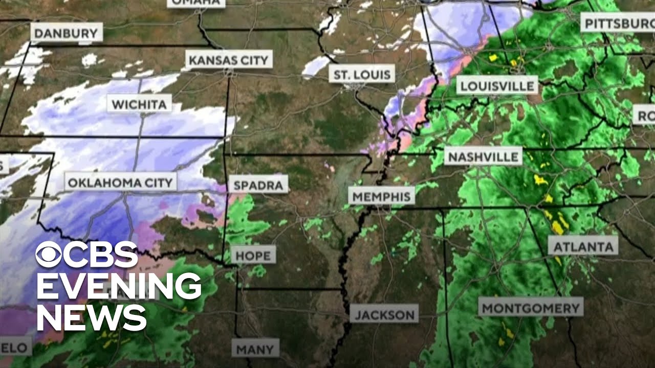 More than 110 million Americans in path of dangerous winter storm - YouTube