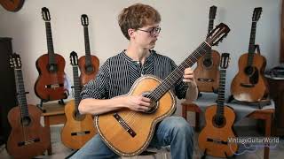 Lágrima - Francisco Tárrega - Andres Marin classical guitar - played by Max Grüner