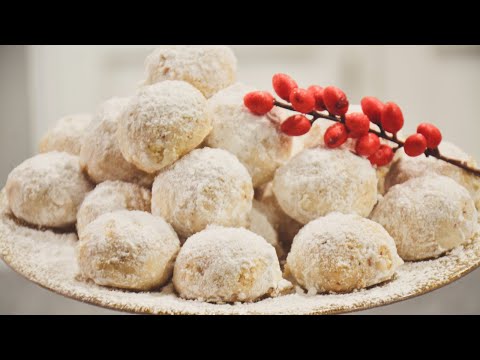 IZUZETNO BRZE I UKUSNE SNJEZNE KUGLICE KOJE UVIJEK USPIJU  (SNOWBALL COOKIES)