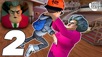 SCARY TEACHER 3D - Gameplay Walkthrough Part 2 - Pin Attack Level (iOS Android)