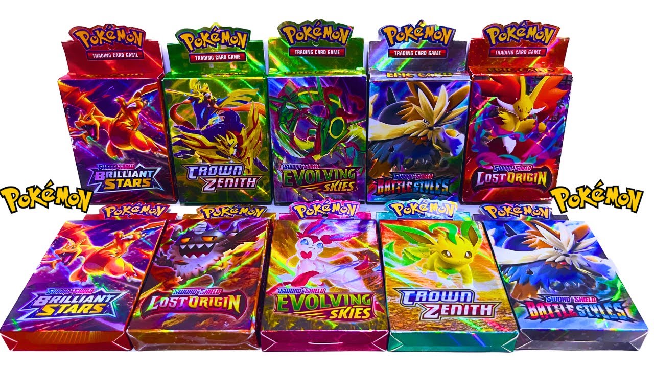 Varieties of Pokemon Mini Boxes Unboxing | Unboxing Pokemon Card Mini ...