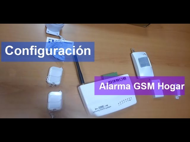 🔴 TUTORIAL: CONFIGURAR ALARMA GSM INALAMBRICA PARA CASAS O NEGOCIOS - SIN  PAGOS MENSUALES 
