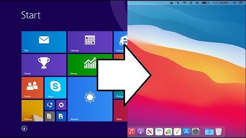 Windows 8 1 transformed into macOS 11 Big Sur