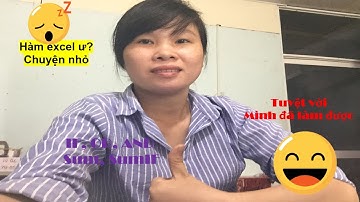 Các hàm sử dụng trong kế toán, if,sum, sumif, and,or/Nghiệp Vụ Kế Toán