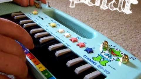 circuit bent Muppet Babies Keyboard