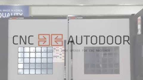 Hwacheon - CNC AutoDoor opening two doors or left door only