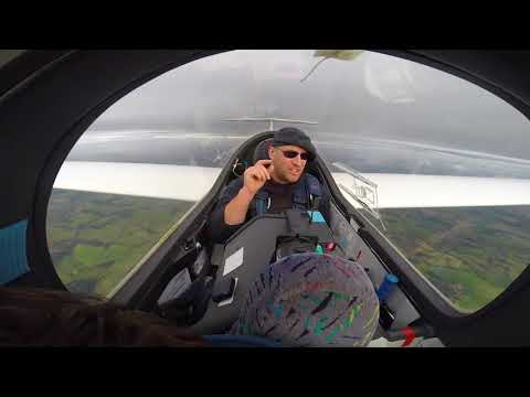 First experience of wave flying in a sailplane