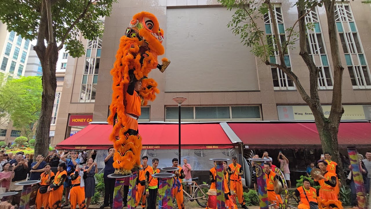 新加坡南仙龍獅體育會 Singapore Nam Sieng Grand Lion & Dragon Dance Performances at Sim Lim Square 03/03/26