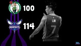 林書豪 Jeremy Lin&#39;s Offense &amp; Defense Highlights 2016-04-12 Hornets VS Celtics