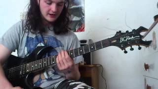 Evile head of the demon guitar lesson, part 1